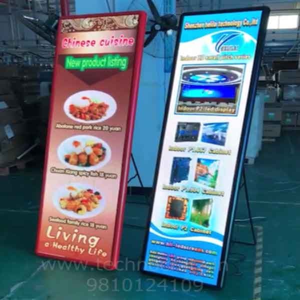 led standee video wall