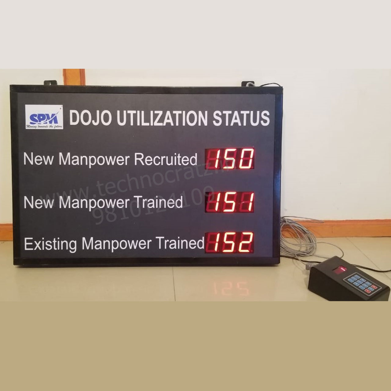 led industrial data display board